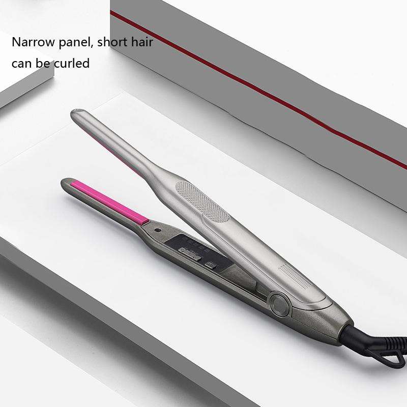 Small Wave Curling Iron For Men Beard Curling Iron 3D Ceramic Thermostat Hair Straightener(EU Plug)