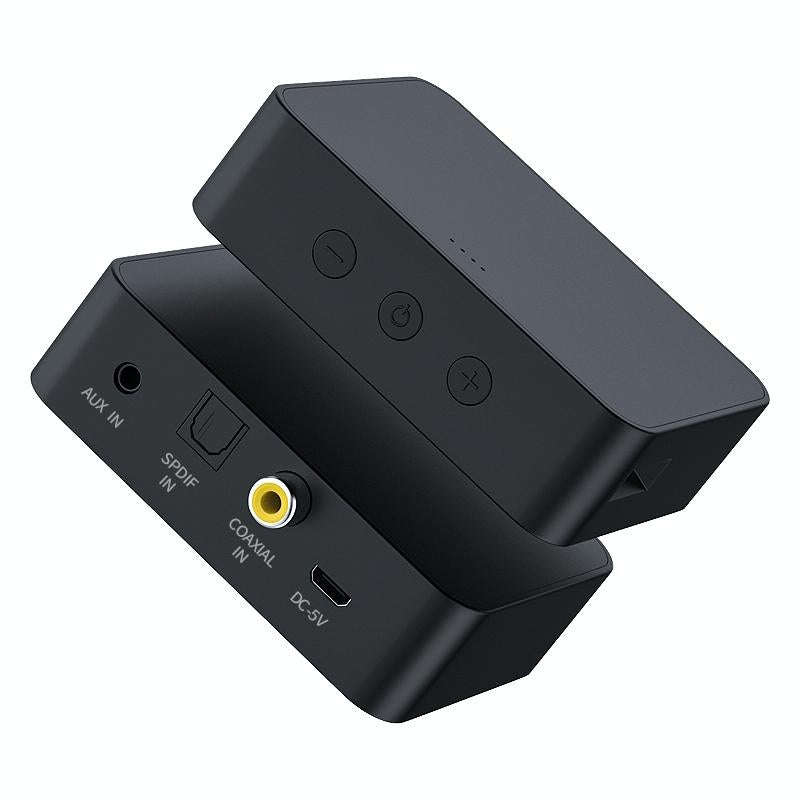 T6 Bluetooth 5.0 Computer TV Transmitter Fiber coaxial AUX Multifunction TF Card HiFI Bluetooth A...