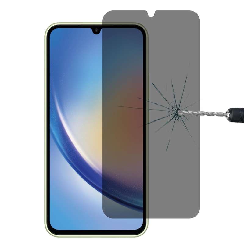 For Samsung Galaxy A34 5G Flat Surface Privacy Tempered Glass Film