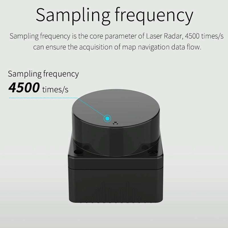 Yahboom Lidar ROS2 Robot SLAM Mapping Navigation Ranging TOF(MS200)