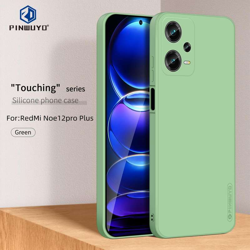 For Xiaomi Redmi Note 12 Pro+ China/Note12 Explorer PINWUYO Sense Series Liquid Silicone TPU Phon...