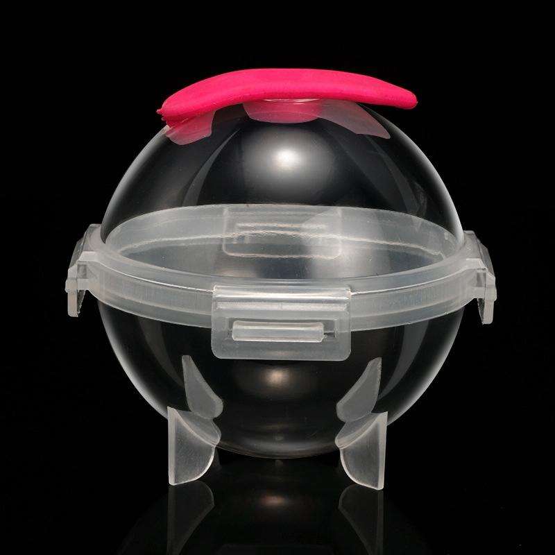 12 PCS Whiskey Ice Ball Mold Silicone PP Round Ice Tray Random Color Delivery, Style:Detachable C...