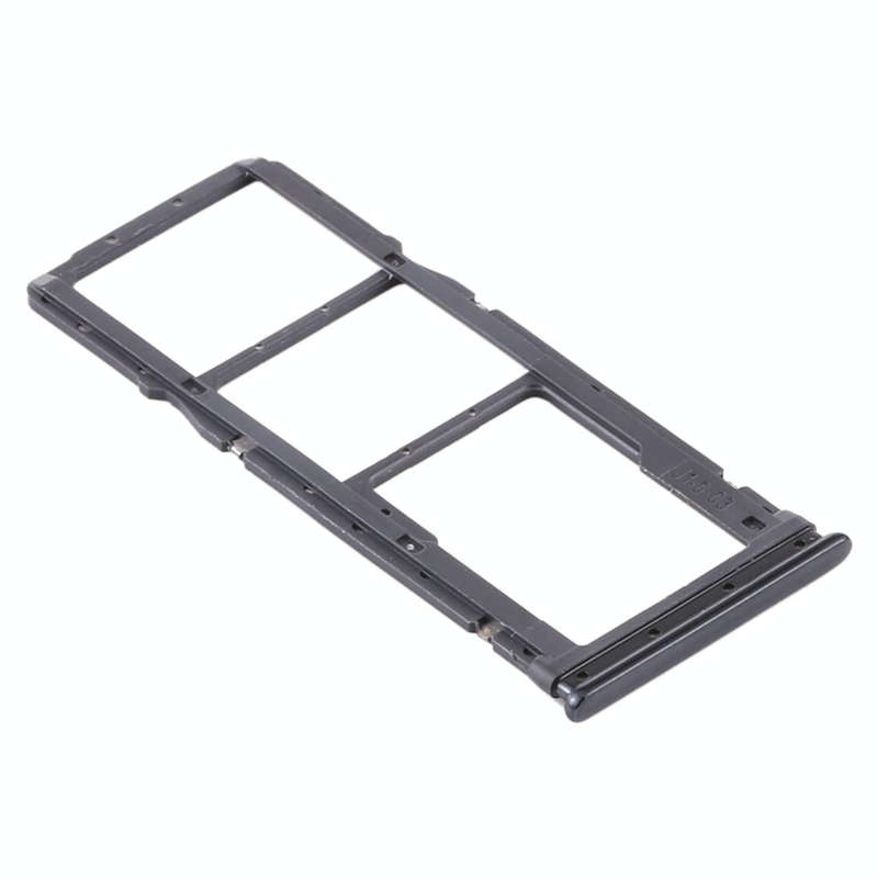 SIM Card Tray + SIM Card Tray + Micro SD Card Tray for Xiaomi Redmi Note 8T / Redmi Note 8 (Black)