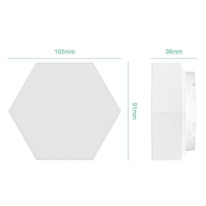 LED Quantum Honeycomb Night Light RGB Atmosphere Decorative Light, Style: Touch(3 Color)