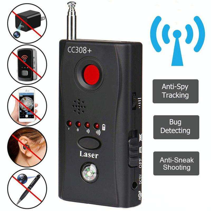 CC308+ Multi Wireless Camera Lens Detector Radio Wave Signal Detect Full-range RF GSM Device Find...