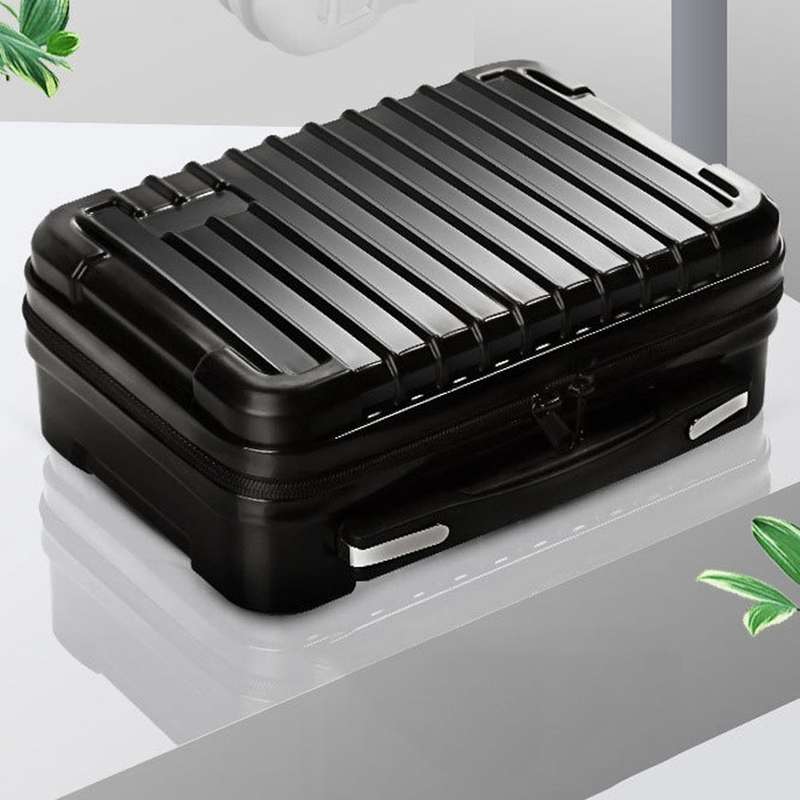 For DJI Mavic Air 2 Shockproof Portable ABS Suitcase Storage Bag Protective Box(Black)