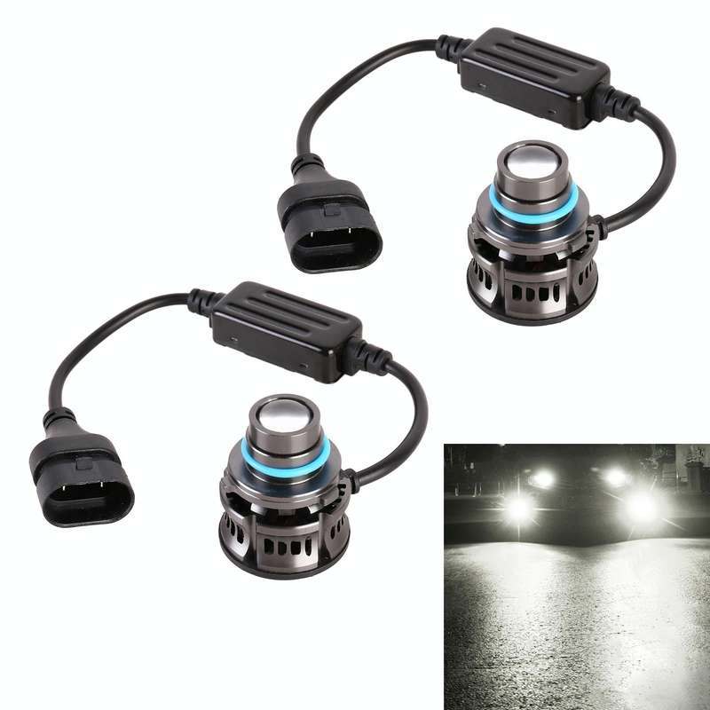 1 Pair 9005 27W / DC12V Car Aluminum Alloy LED Headlight (White Light)