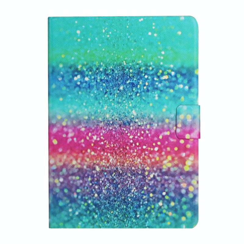 For iPad Pro 10.5 Colored Drawing Pattern Horizontal Flip Leather Case with Holder & Card Slots &...
