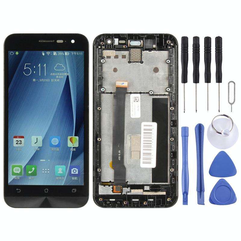 OEM LCD Screen for Asus Zenfone 2 ZE500CL Z00D Digitizer Full Assembly with FrameBlack)