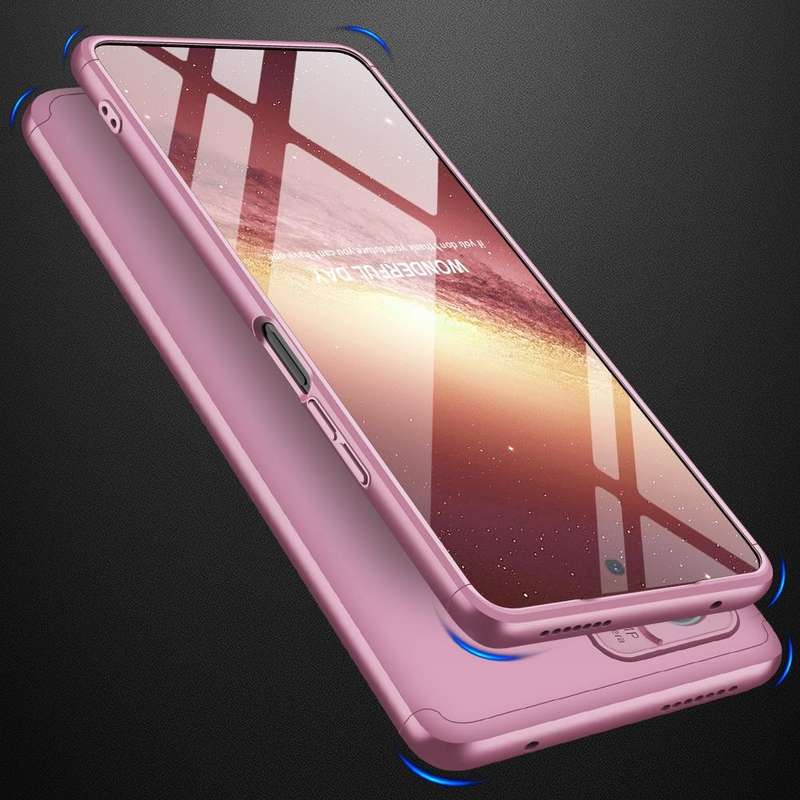 For Xiaomi Mi 11T GKK Three Stage Splicing Full Coverage PC Phone Case(Rose Gold)