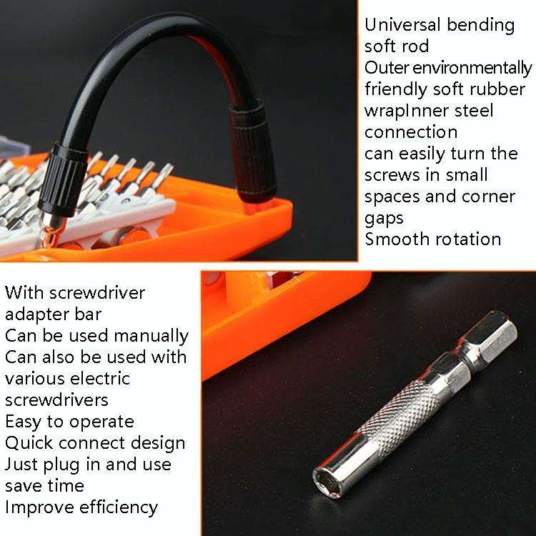 Obadun 9800 58 in 1 Screwdriver Set Manual CRV Batch Mobile Phone Disassembly Glasses Repair Tool...