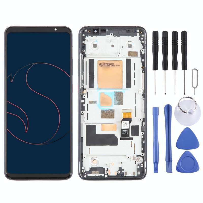 For Asus Smartphone for Snapdragon Insiders ZS675KW AMOLED LCD Screen Digitizer Full Assembly wit...