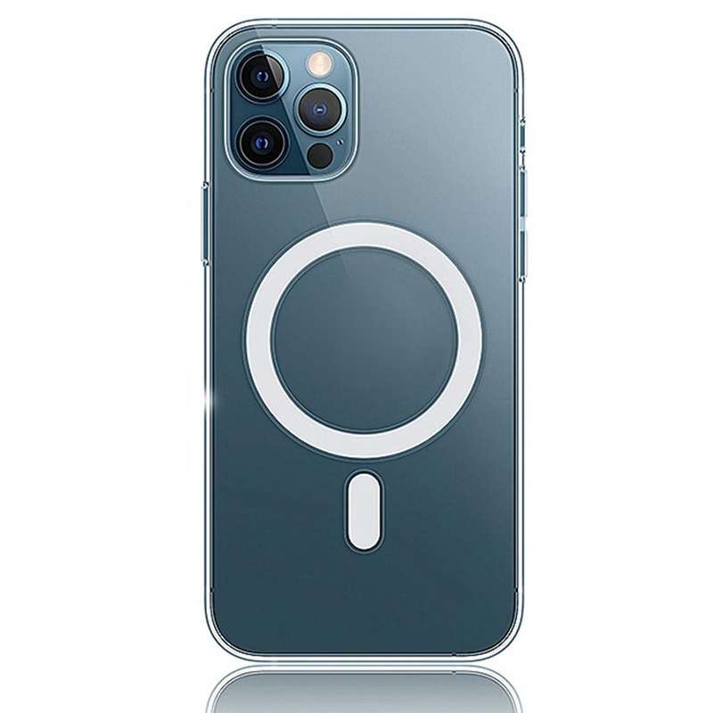 For iPhone 15 Pro Max Magsafe Clear Acrylic PC Phone Case(Transparent)