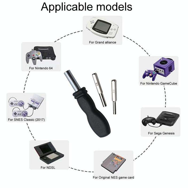 For N64/NGC/SFC Game Console Disassembly Hardware Tools Screwdriver Accessories, Model: 4.5mm Sleeve