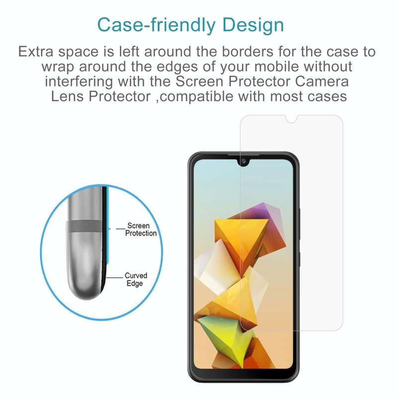 For ZTE Blade A33s 10pcs 0.26mm 9H 2.5D Tempered Glass Film