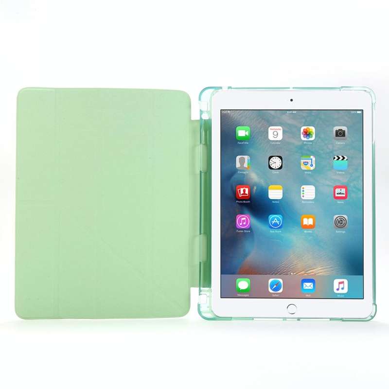 For iPad 9.7 (2018) & (2017) Airbag Deformation Horizontal Flip Leather Case with Holder & Pen Ho...