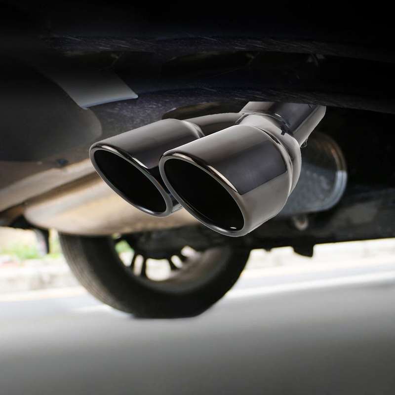Universal Car Styling Stainless Steel Elbow Exhaust Tail Muffler Tip Pipe, Inside Diameter: 7.2cm...