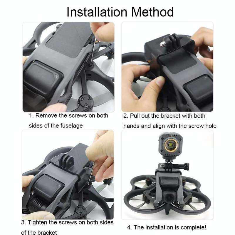 For DJI Avata CQT Upper Expansion Adapter Sports Camera Bracket(913356)
