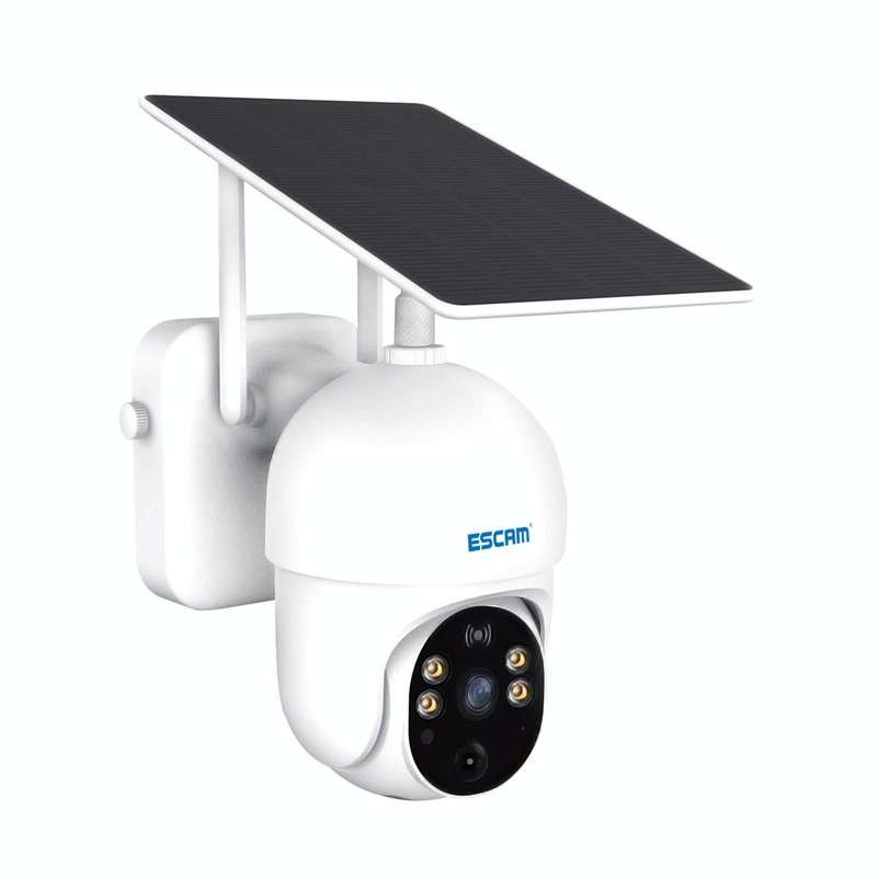ESCAM QF255 2.0 Million Pixels 1080P HD WiFi Solar Camera, Support Two-way Voice & PIR Motion Det...