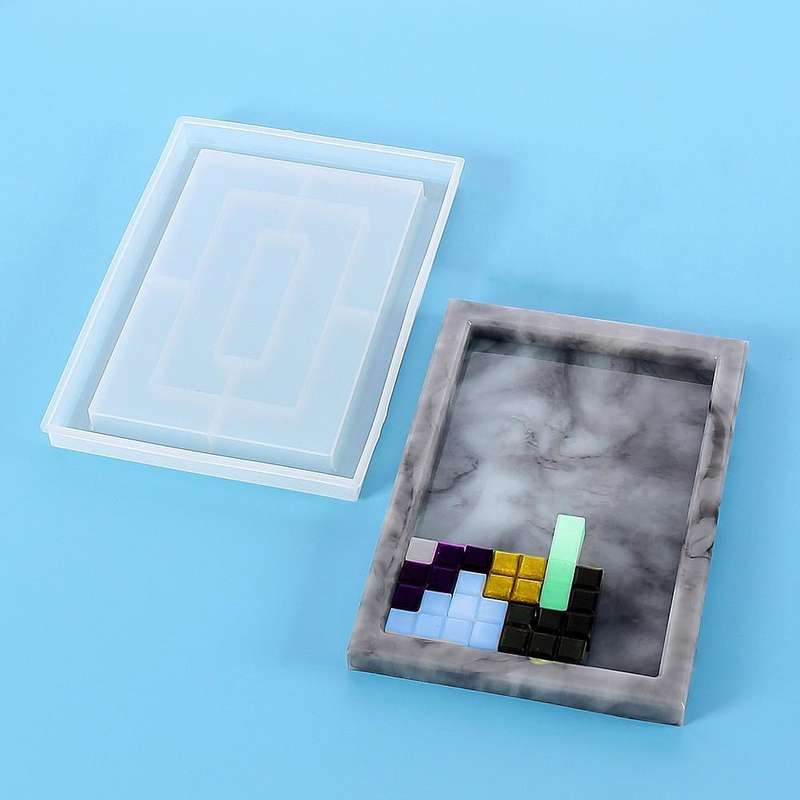 DIY Crystal Elastic Mold Silicone Mold, Specification: 60-547 Puzzle