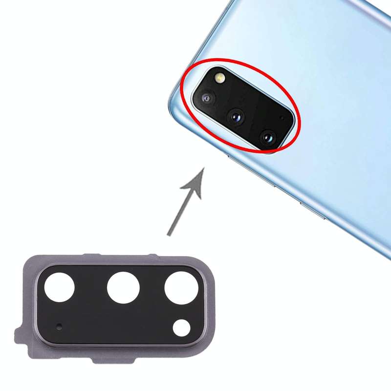 For Samsung Galaxy S20 10pcs Camera Lens Cover (Black)