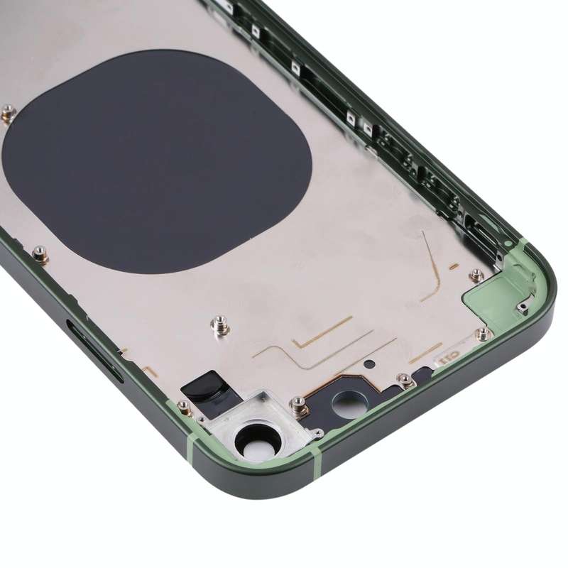 Frosted Frame Back Housing Cover with Appearance Imitation of iP13 Pro for iPhone XR(Green)