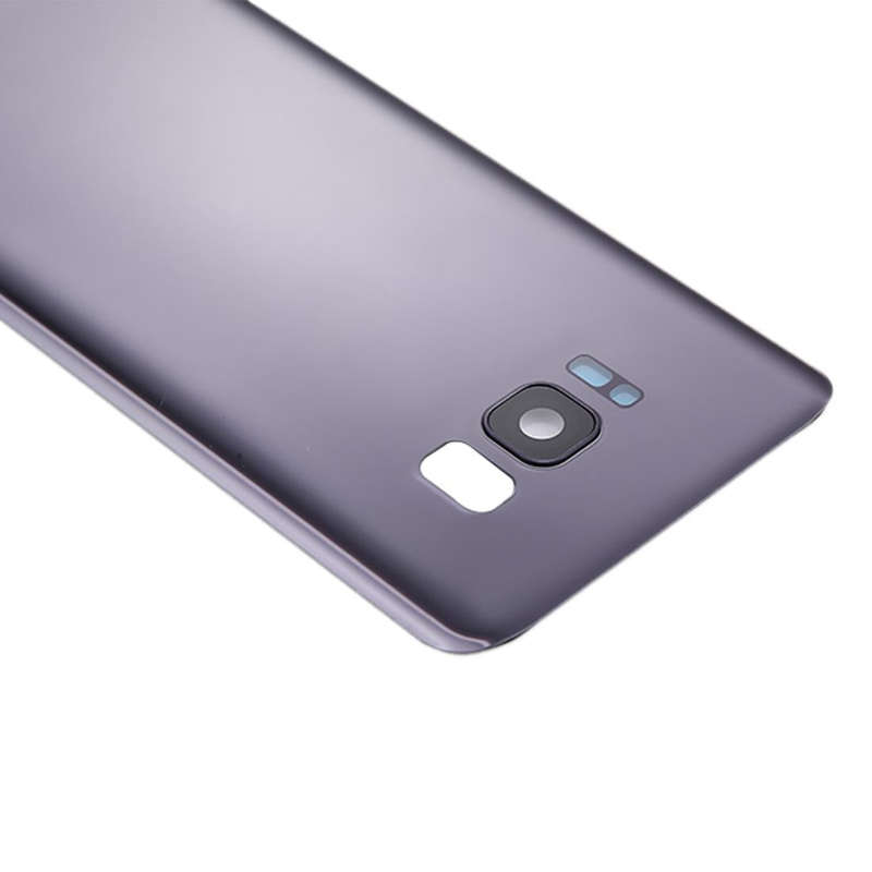 For Galaxy S8 / G950 Battery Back Cover with Camera Lens Cover & Adhesive (Orchid Gray)