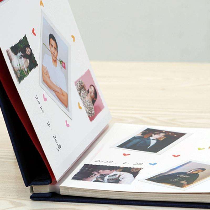 Retro Art DIY Handmade Photo Album Self-Adhesive Film Album, Style 16 inch Ride The Wind And Wave...