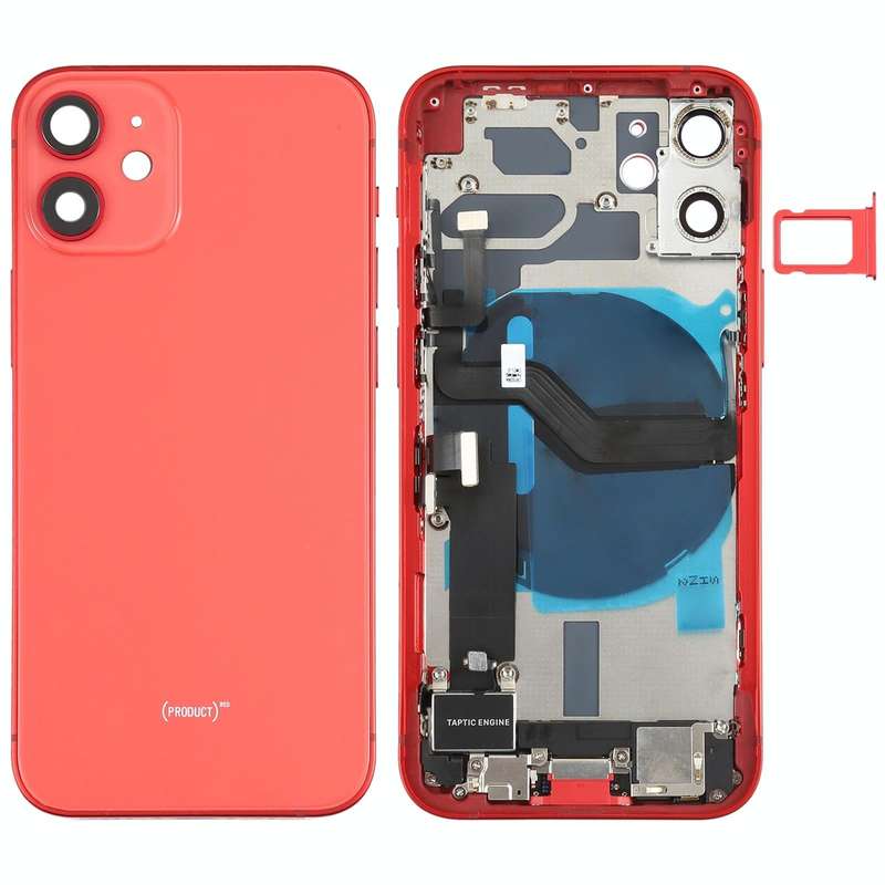 Battery Back Cover Assembly (with Side Keys & Speaker Ringer Buzzer & Motor & Camera Lens & Card ...