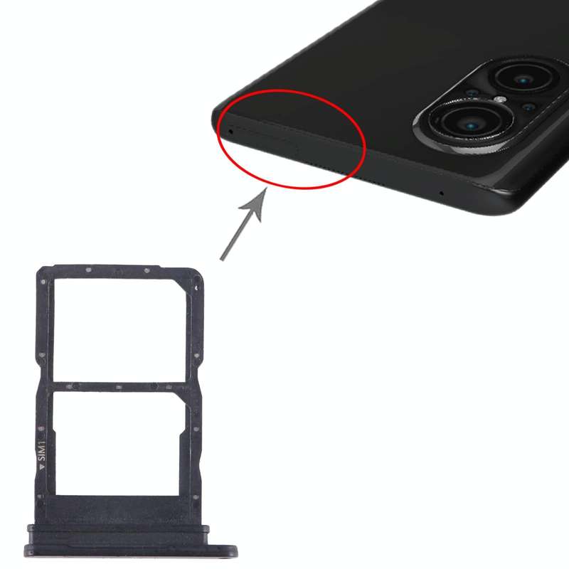 For Huawei Nova 9 SE 5G SIM + SIM Card Tray (Black)