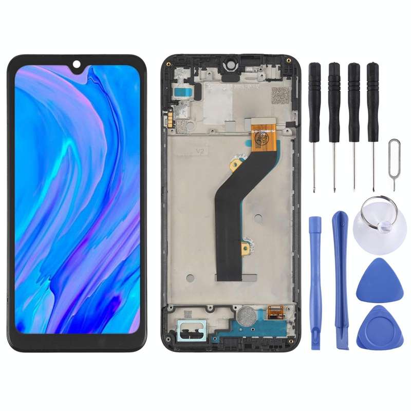 OEM LCD Screen For itel S15 Digitizer Full Assembly with Frame