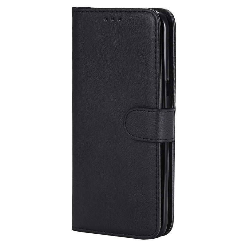 For Galaxy S8+ Solid Color Horizontal Flip Protective Case with Holder & Card Slots & Wallet & Ph...