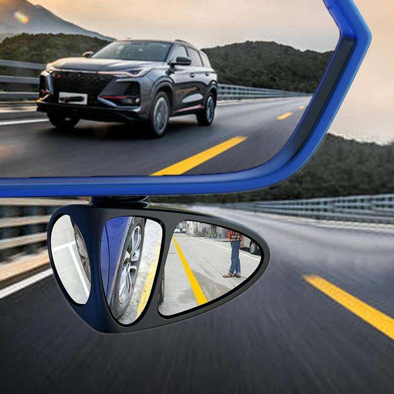 3R-146 3 in 1 Car Rearview Auxiliary Blind Spot Mirror Rear View 146 Front Wheel Mirror for Right...