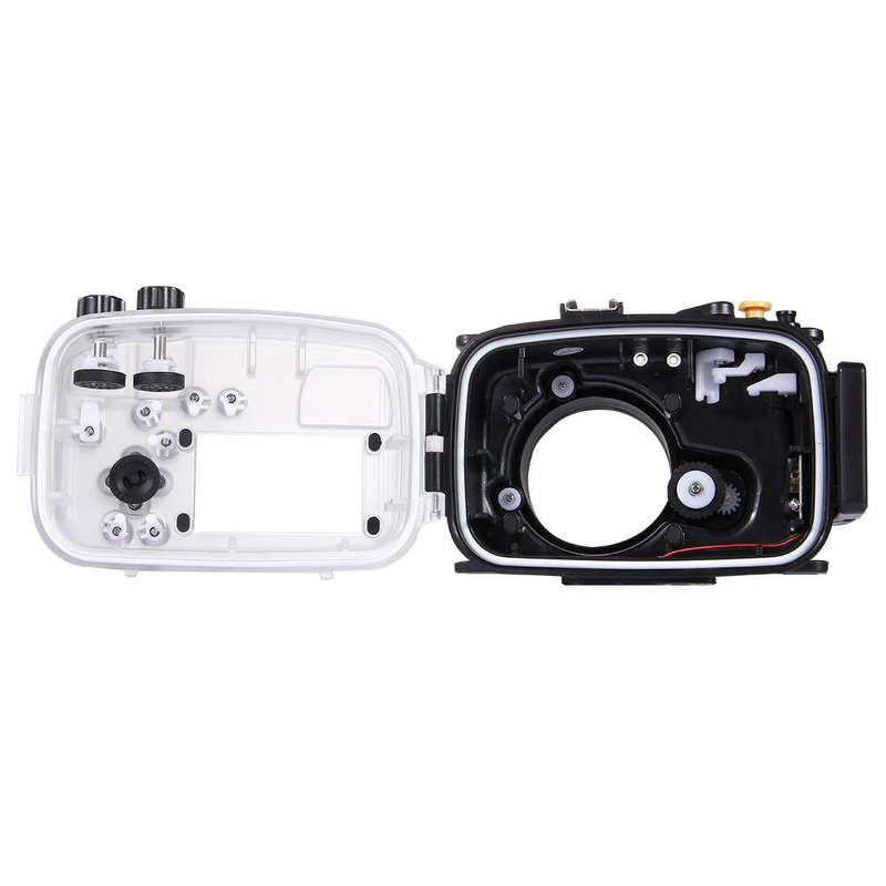 PULUZ 40m Underwater Depth Diving Case Waterproof Camera Housing for Sony A6000 (E PZ 16-50mm F3....