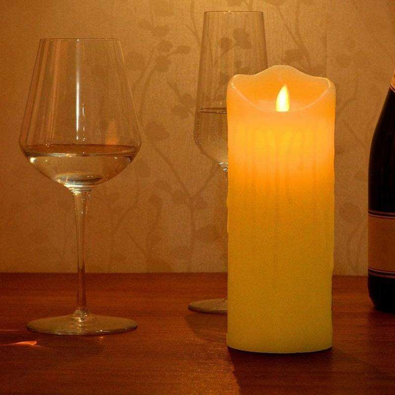 LED Electronic Candle Lights Halloween Christmas Decoration Props, Size: 7.5x10cm(Plastic Tears C...
