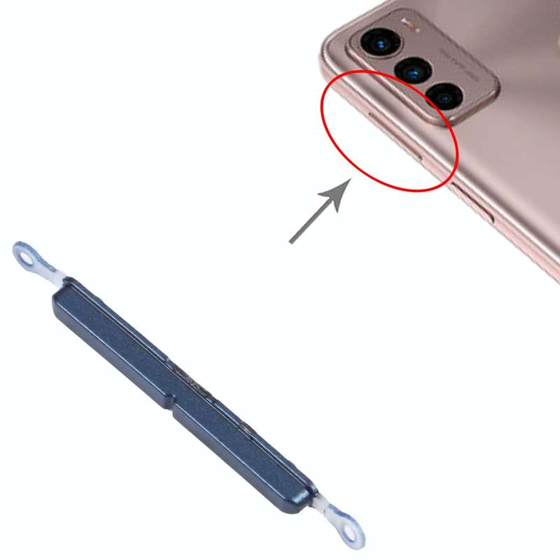 For Motorola Moto G42 Volume Control Button (Blue)