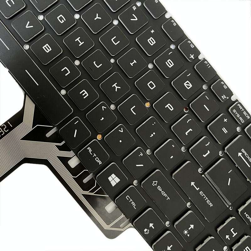 US Version Colorful Backlight Laptop Keyboard for MSI Steel GS60 / GS70 / GS72 / GT72 / GE62 / GE...