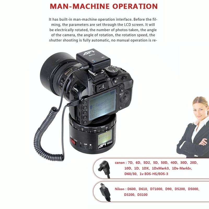 MA2 360 Degree Rotation Delayed Star Photography LCD Camera Mount for SLR & Digital Cameras with ...