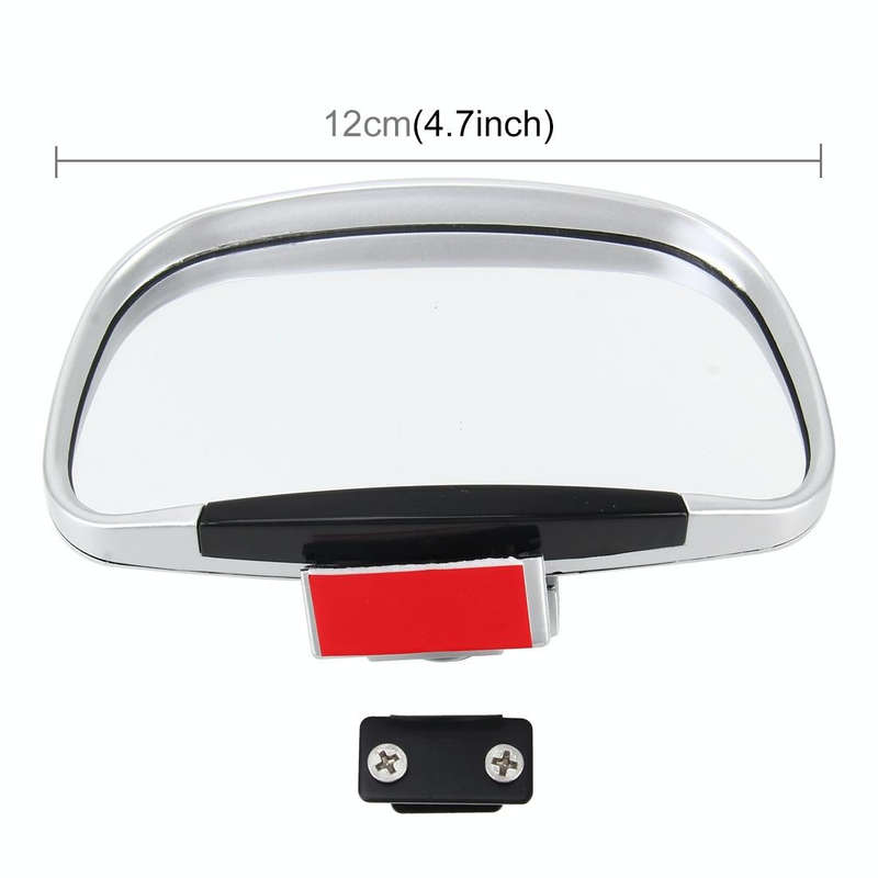 Car Blind Spot Side View Wide Angle Convex Mirror Vision Collection Side View Mirror Blind Spot M...