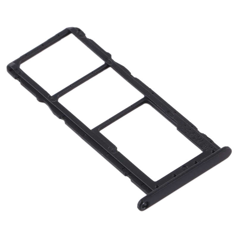 SIM Card Tray + SIM Card Tray + Micro SD Card Tray for Huawei Honor 8A Pro (Black)