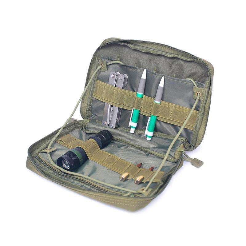 Outdoor Camping Multifunctional Storage Bag Hiking Equipment Organizer(ArmyGreen)