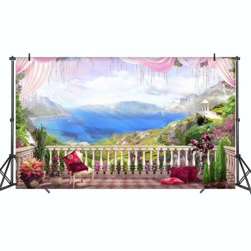 3m x 1.8m Scenery Seamless Party Photo Selfie Photography Background Cloth(KF01)