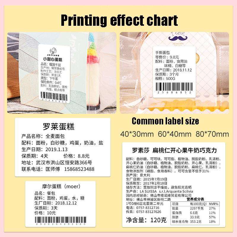 NIIMBOT B21 Small Production Date Marking Machine Baking Cake Bakery Price Labeling Machine, Spec...