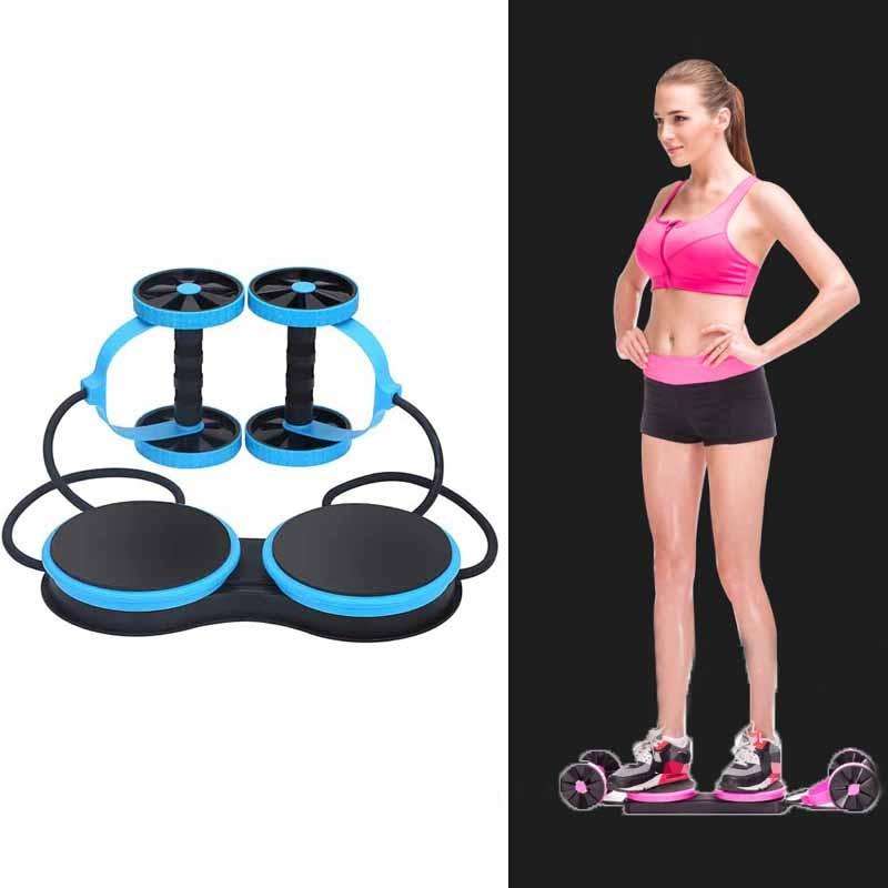 Multifunctional Abdominal Wheel Pull Rope Home Abdominal Training Fitness Equipment With Twisted ...