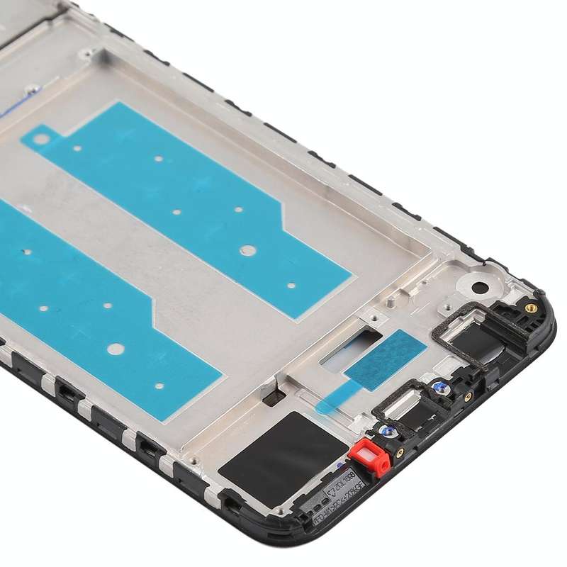 Front Housing LCD Frame Bezel for Huawei Honor Play 7C(Black)