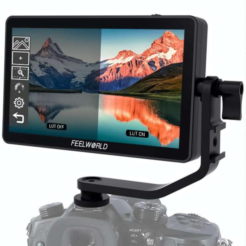 FEELWORLD F6 Plus V2 6 inch 3D LUT Touch Screen DSLR Camera Field Monitor, IPS FHD1920x1080 4K HD...
