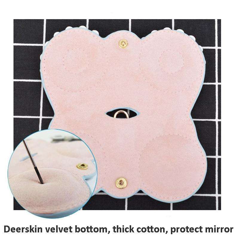 Cute And Funny PU Sunglasses Case Portable Glasses Case With Hanging Buckle, Colour: Mengbao (Gra...