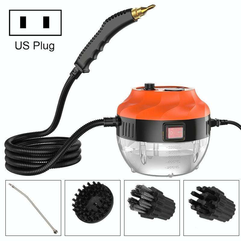 Steam Cleaner High Temperature Sterilization Cleaning Machine with 1L Water Tank 220V US Plug(Ora...