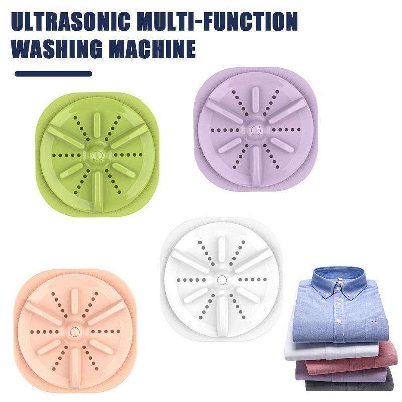 Portable Mini Turbo Switch Three-Speed Timing Washing Machine, Size: Vibration(White)