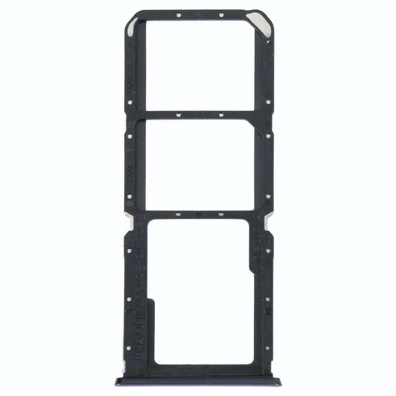 For OPPO Reno5 Lite / Reno5 F / A94 4G SIM Card Tray + SIM Card Tray + Micro SD Card Tray (Purple)